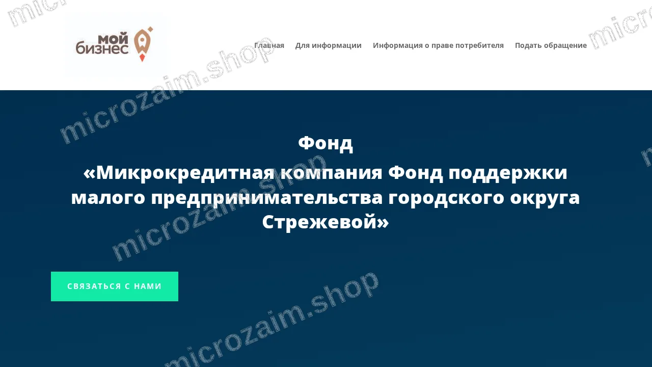 Главная страница — Фонд «МКК ФПМП ГО Стрежевой»