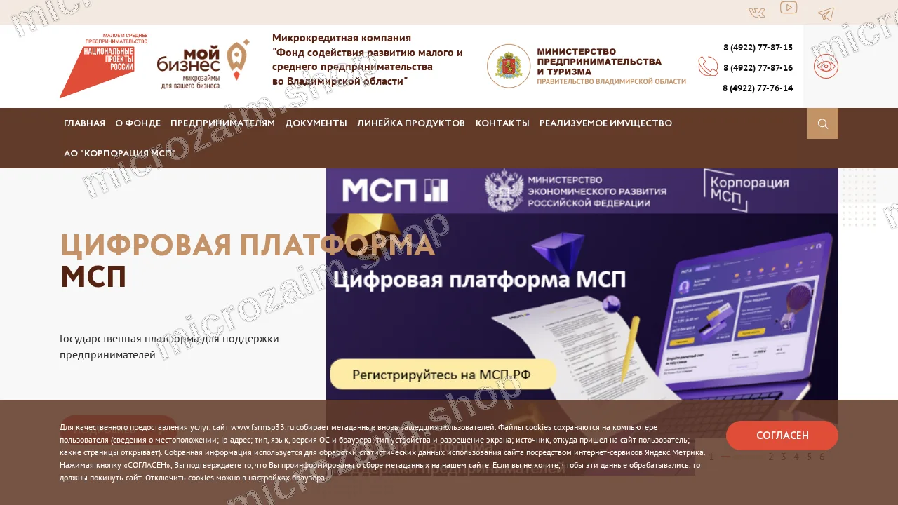 Как получить займ — МКК ФСРМСП (фонд)