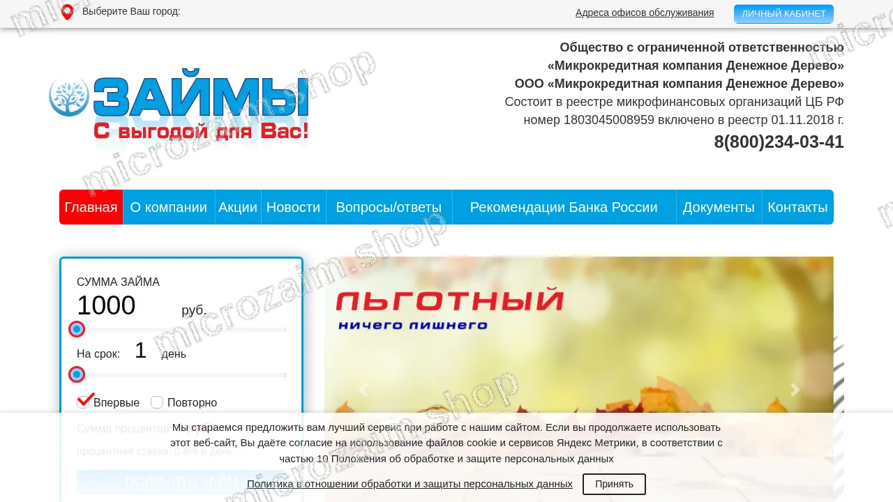 Как получить займ — ООО «Микрокредитная компания Денежное дерево»