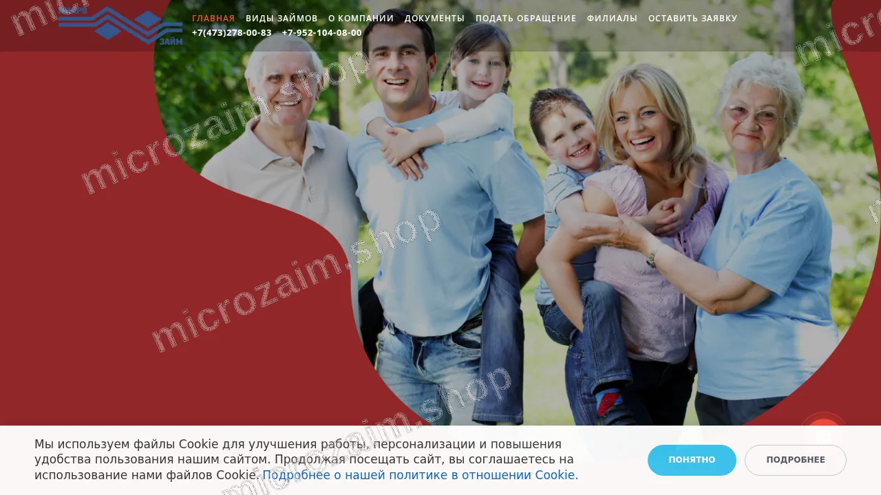Главная страница — ООО МКК «Микрофинансирование»