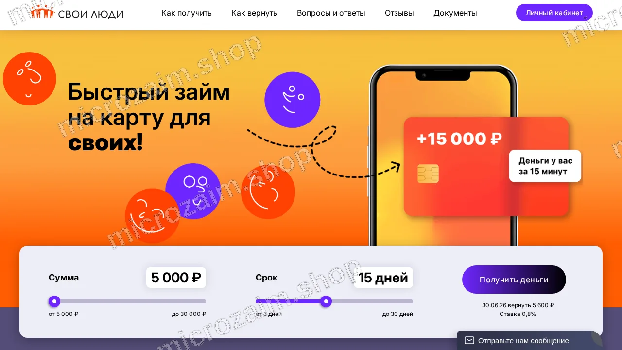 Вопросы и ответы — ООО МКК "Свои Деньги"